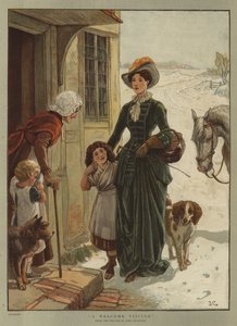 ようこそ訪問者（chromolitho）